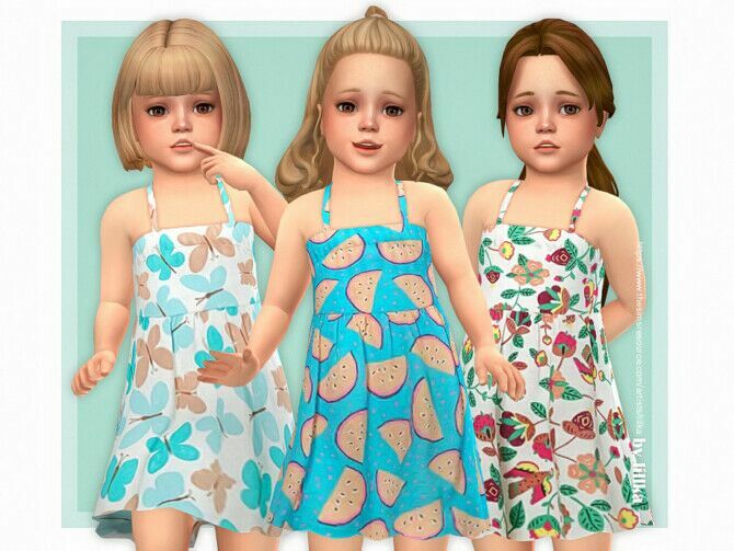 Penny Dress By Lillka 1 Penny Dress By Lillka Sims 4 CC