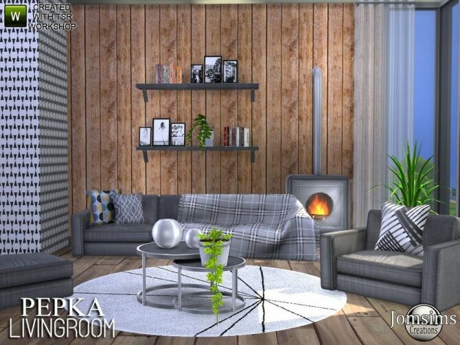 Pepka Livingroom By Jomsims 1 Pepka Livingroom By Jomsims Sims 4 CC