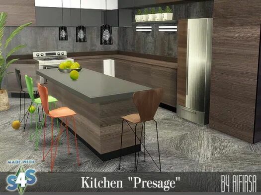 Presage Kitchen At Aifirsa 1 Presage Kitchen At Aifirsa Sims 4 CC