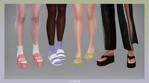 sims 4 cc pretzel shoes set af at mmsims 2