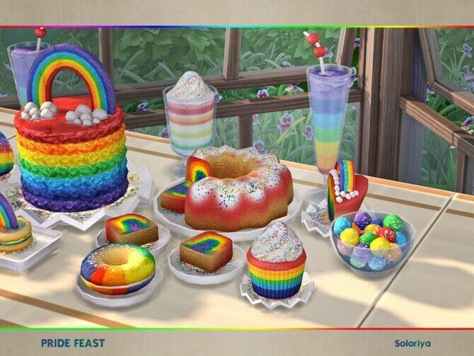 Pride Feast By Soloriya 3 sims 4 cc pride feast by soloriya 3