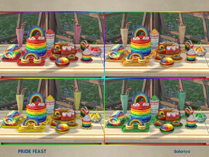 Pride Feast By Soloriya 2 sims 4 cc pride feast by soloriya 4