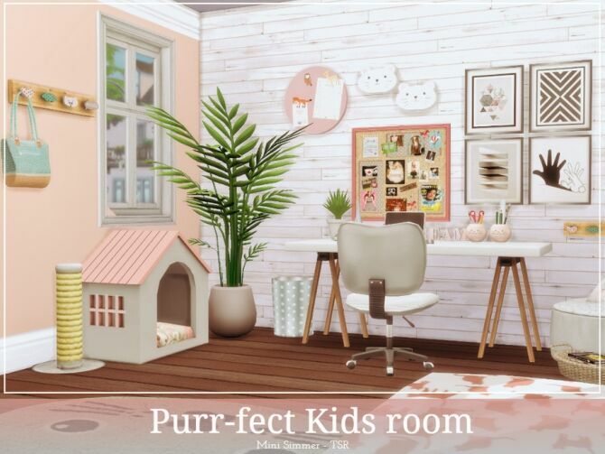 Purrfect Kids Room By Mini Simmer 2 sims 4 cc purrfect kids room by mini simmer 2