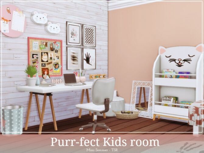 Purrfect Kids Room By Mini Simmer 3 sims 4 cc purrfect kids room by mini simmer 3