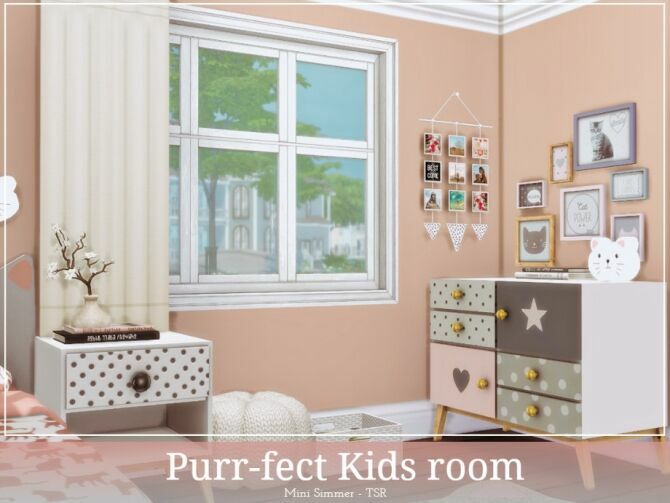 Purrfect Kids Room By Mini Simmer 4 sims 4 cc purrfect kids room by mini simmer 4