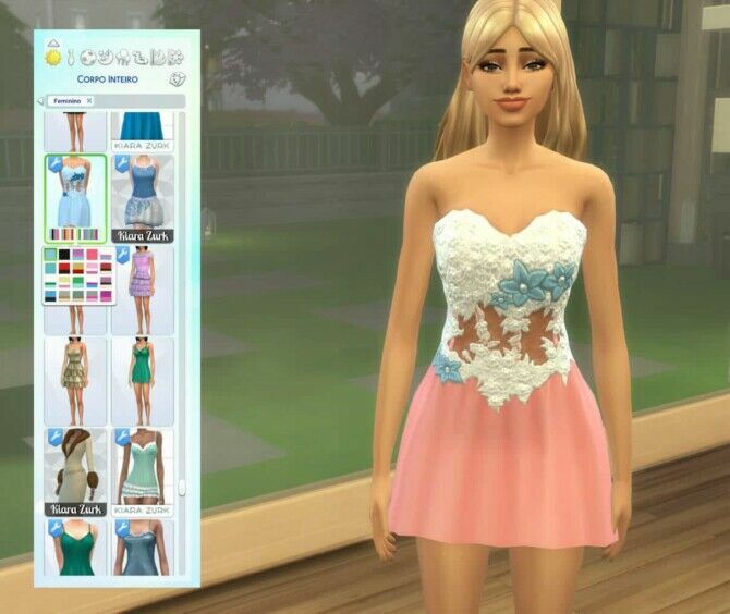 School Opaque Corset Dress At MY Stuff Origin 2 sims 4 cc school opaque corset dress at my stuff origin 2