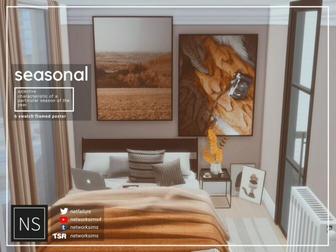 Seasonal Posters By Networksims 1 Seasonal Posters By Networksims Sims 4 CC