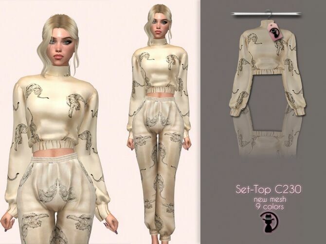 SET TOP C230 By Turksimmer 1 SET TOP C230 By Turksimmer Sims 4 CC
