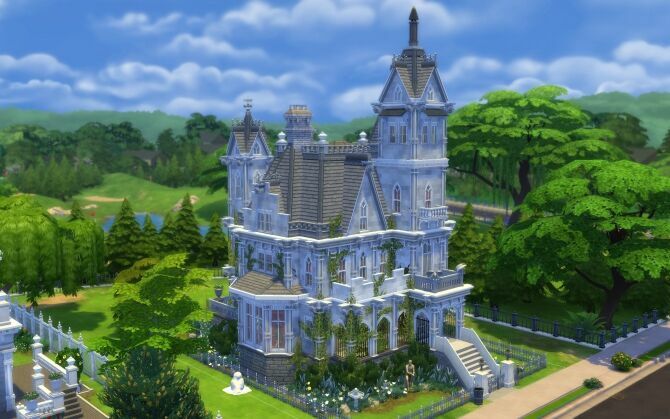 The Gothic Manor By Alexiasi 1 The Gothic Manor By Alexiasi Sims 4 CC