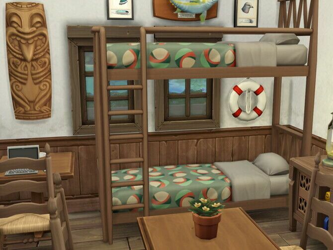 Tropical Fishing Camp By Flubs79 4 sims 4 cc tropical fishing camp by flubs79 2