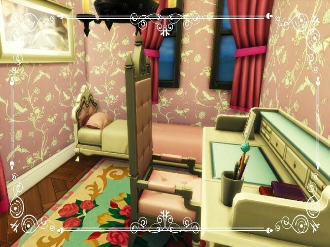 sims 4 cc watchtower house by genkaiharetsu 2