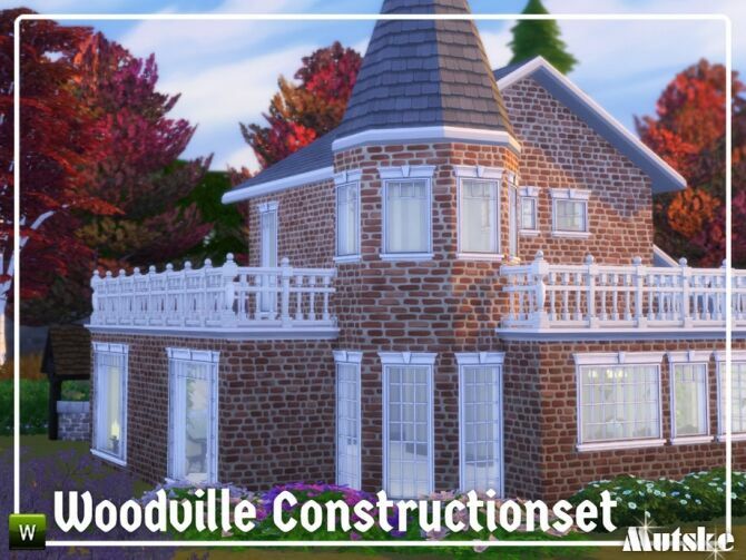 Woodville Construction SET Part 2 By Mutske 1 Woodville Construction SET Part 2 By Mutske Sims 4 CC