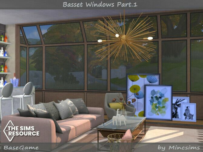 Basset Windows Part.1 By Mincsims 2 sims 4 cc basset windows part 1 by mincsims 2