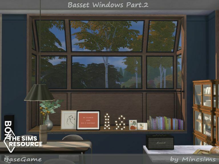 Basset Windows Part.2 By Mincsims 2 sims 4 cc basset windows part 2 by mincsims 3