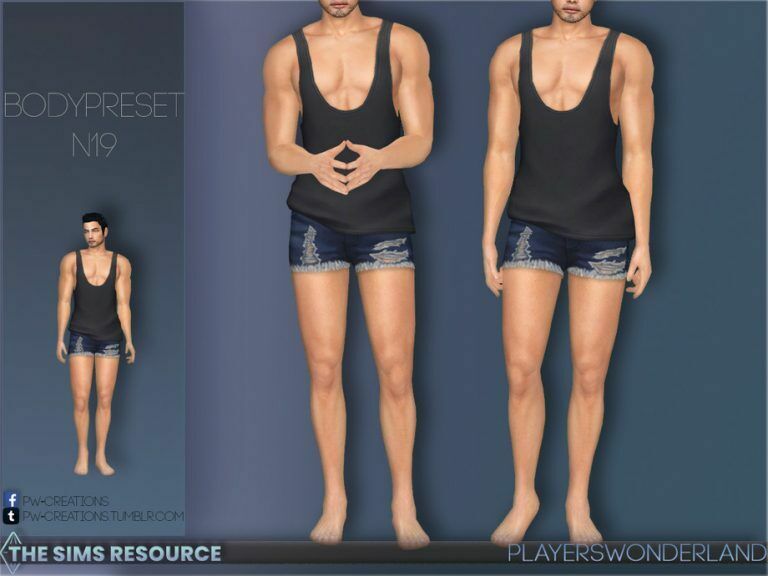Bodypreset N19 By Playerswonderland 1 Bodypreset N19 By Playerswonderland Sims 4 CC