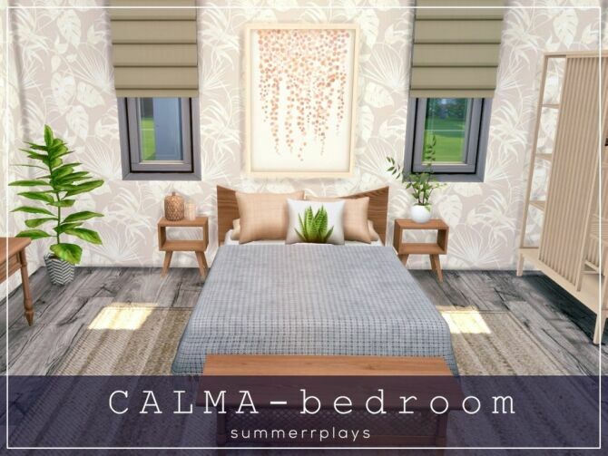 Calma Bedroom By Summerr Plays 1 Calma Bedroom By Summerr Plays Sims 4 CC