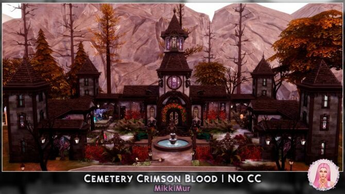 Cemetery Crimson Blood At Mikkimur 1 Cemetery Crimson Blood At Mikkimur Sims 4 CC