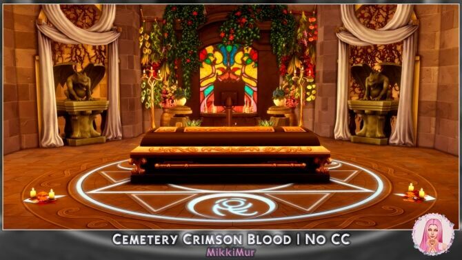 Cemetery Crimson Blood At Mikkimur 4 sims 4 cc cemetery crimson blood at mikkimur 4