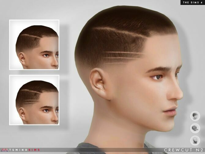 Crewcut N2 By Tsminhsims 1 Crewcut N2 By Tsminhsims Sims 4 CC