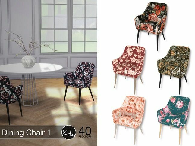 Dining Chair 1 At Ktasims 1 Dining Chair 1 At Ktasims Sims 4 CC