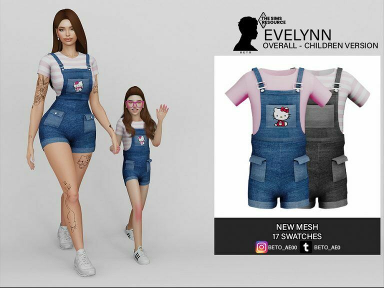 Evelynn Overall By Beto_Ae0 1 Evelynn Overall By Beto_Ae0 Sims 4 CC