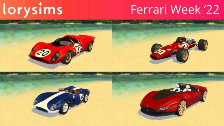 Ferrari Week 2022 At Lorysims 1 Ferrari Week 2022 At Lorysims Sims 4 CC
