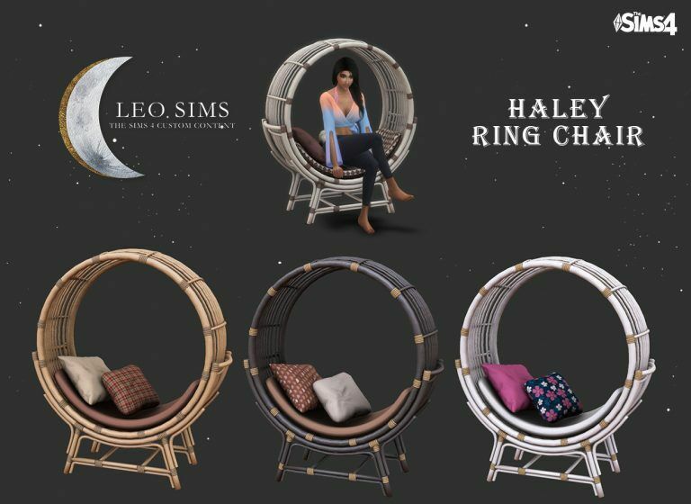 Haley Ring Chair At LEO Sims 1 Haley Ring Chair At LEO Sims Sims 4 CC