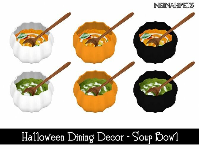 Halloween Dining Decor By Neinahpets 3 sims 4 cc halloween dining decor by neinahpets 3