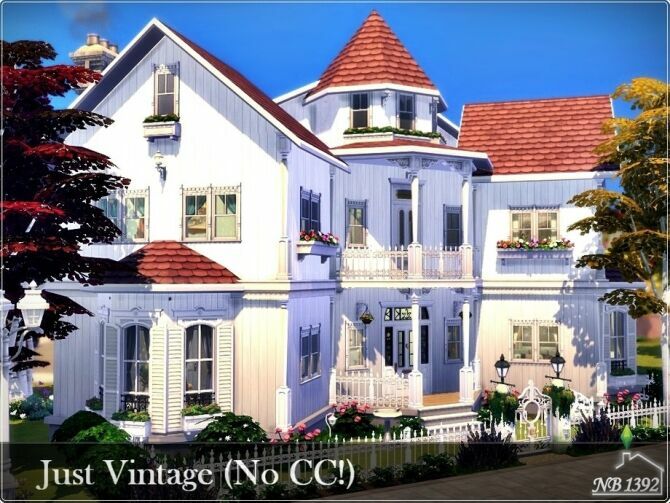 Just Vintage House By Nobody1392 1 Just Vintage House By Nobody1392 Sims 4 CC
