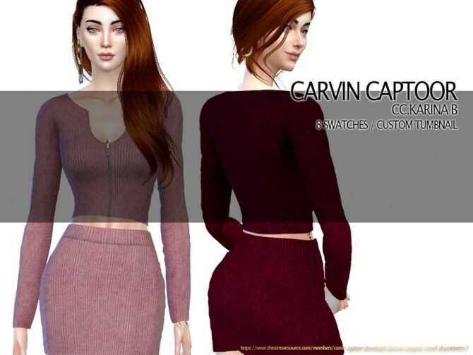 Karina S Skirt By Carvin Captoor 1 Karina S Skirt By Carvin Captoor Sims 4 CC