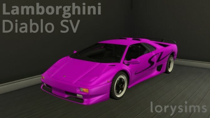 Lamborghini Diablo SV At Lorysims 1 Lamborghini Diablo SV At Lorysims Sims 4 CC
