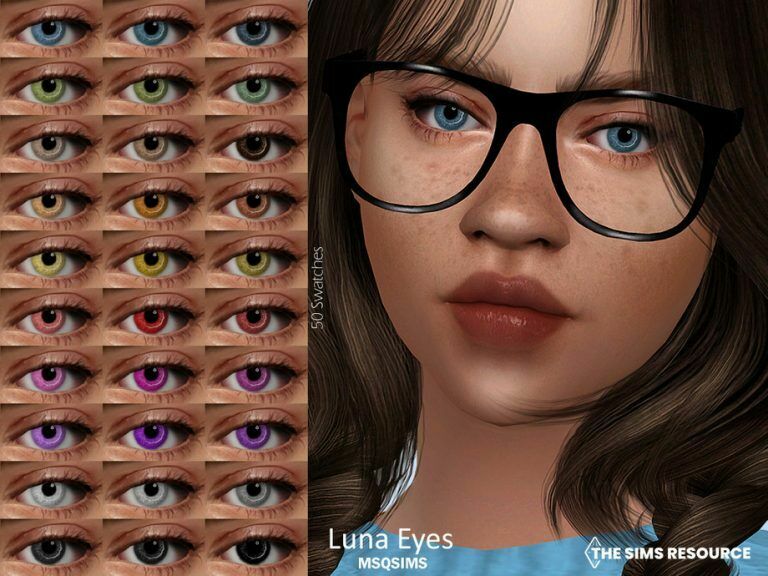 Luna Eyes By Msqsims 1 Luna Eyes By Msqsims Sims 4 CC