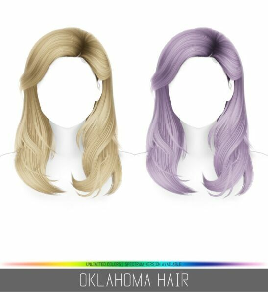 Oklahoma Hair At Simpliciaty 1 Oklahoma Hair At Simpliciaty Sims 4 CC