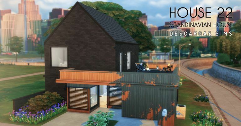 Scandinavian House At Descargas Sims 1 Scandinavian House At Descargas Sims Sims 4 CC