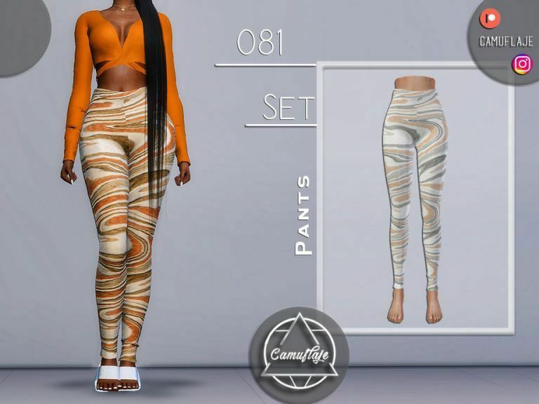SET 081 – Pants By Camuflaje 1 SET 081 – Pants By Camuflaje Sims 4 CC