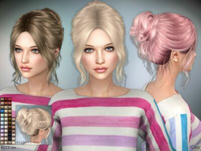 #223 – Female Hair By Cazy Sims 4 CC