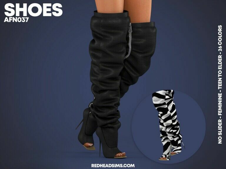AF Shoes N037 At Redheadsims 1 AF Shoes N037 At Redheadsims Sims 4 CC