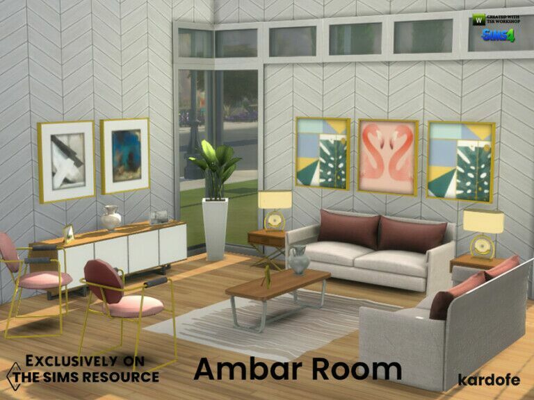 Ambar Room By Kardofe 2 sims 4 cc ambar room by kardofe 2