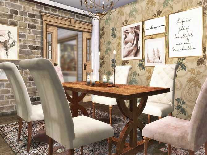 Autumn Grace Dining Room By Rirann 3 sims 4 cc autumn grace dining room by rirann 2