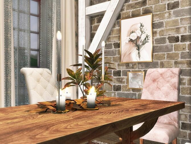 Autumn Grace Dining Room By Rirann 4 sims 4 cc autumn grace dining room by rirann 3