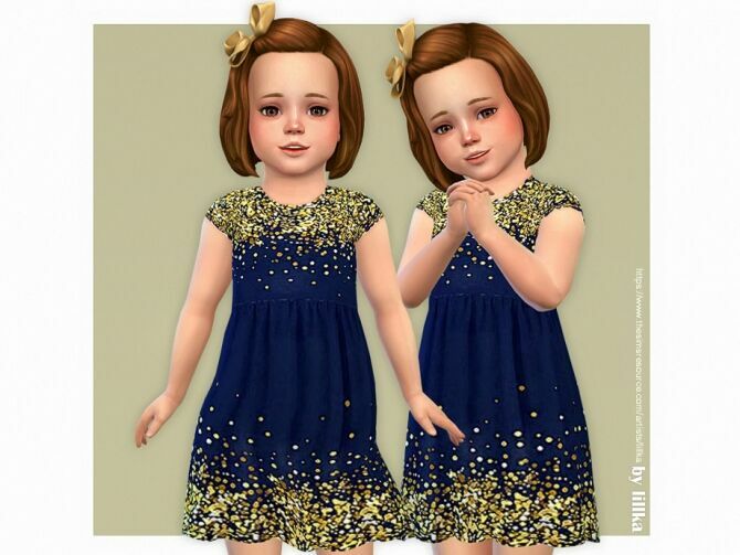 Azura Dress By Lillka 1 Azura Dress By Lillka Sims 4 CC