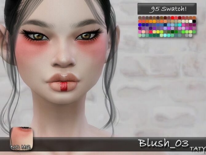 Blush 03 By Tatygagg 1 Blush 03 By Tatygagg Sims 4 CC