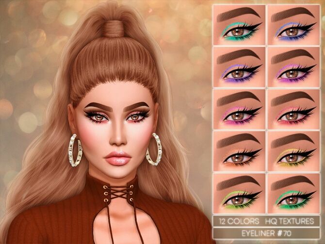 Eyeliner #70 By Jul_Haos 1 Eyeliner #70 By Jul_Haos Sims 4 CC