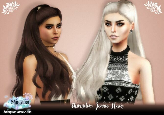 Jennie Hair Naturals + Unnaturals At Shimydim Sims 1 Jennie Hair Naturals + Unnaturals At Shimydim Sims Sims 4 CC