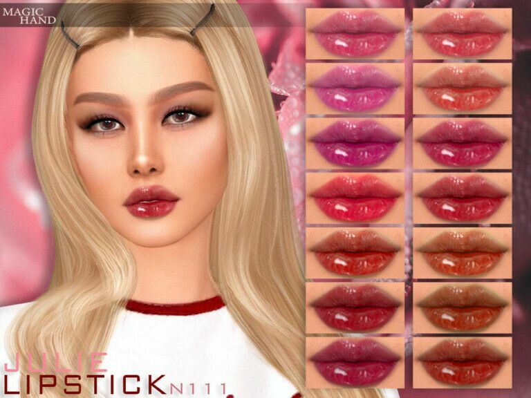 Julie Lipstick N111 By Magichand 1 Julie Lipstick N111 By Magichand Sims 4 CC