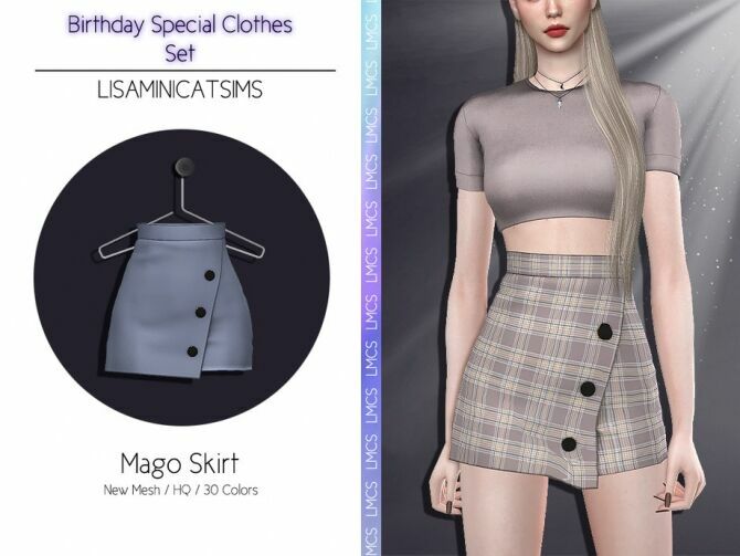 Lmcs Mago Skirt By Lisaminicatsims 1 Lmcs Mago Skirt By Lisaminicatsims Sims 4 CC
