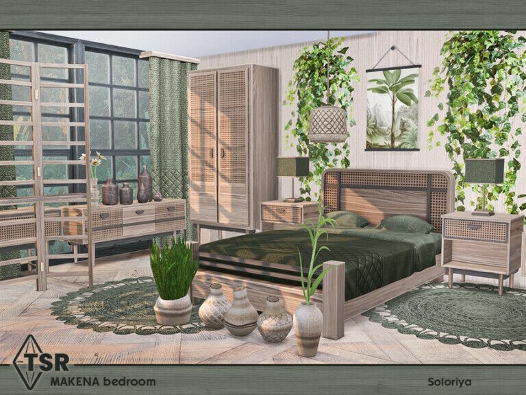 Makena Bedroom By Soloriya 1 Makena Bedroom By Soloriya Sims 4 CC