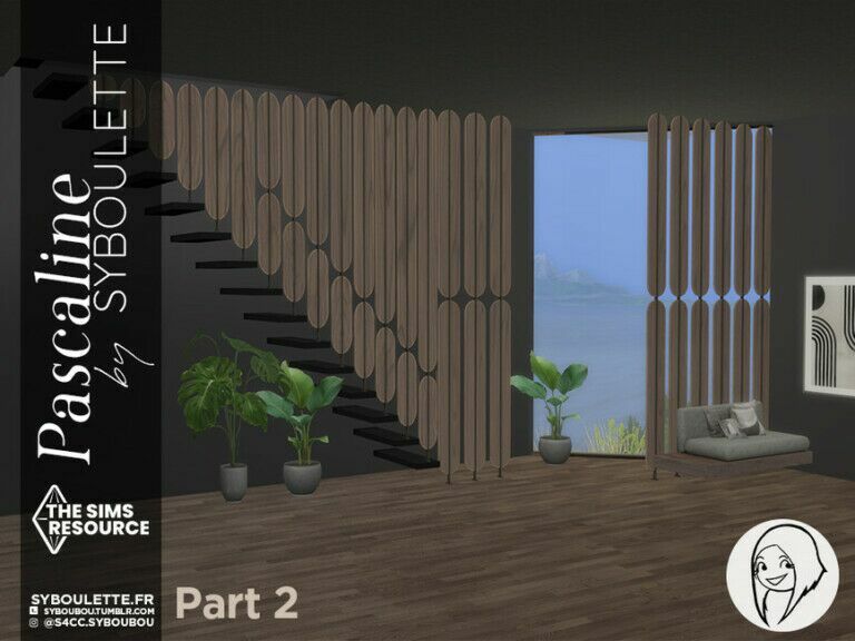 Pascaline SET – Room Dividers Part 2 By Syboubou 1 Pascaline SET – Room Dividers Part 2 By Syboubou Sims 4 CC