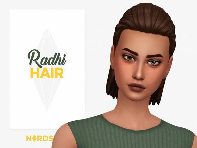 Radhi Hair By Nords 1 Radhi Hair By Nords Sims 4 CC