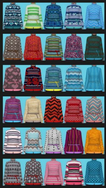 Snowy Escape Knitted Sweater At Annett’s Sims 4 Welt 4 sims 4 cc snowy escape knitted sweater at annetts sims 4 welt 3